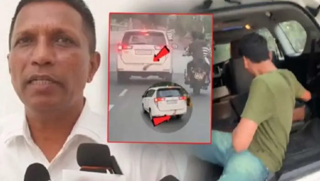 धावत्या इनोव्हाच्या डिक्कीतून लटकणाऱ्या हाताचं रहस्य उलगडलं; कार जप्त, चौघांची चौकशी अन्…