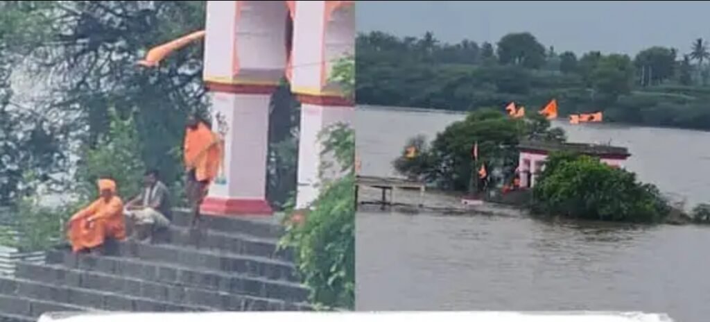 पंढरपुरातील मंदिरात अडकलेल्या तीन महाराजांची अखेर सुटका, आपत्ती व्यवस्थापन पथकानं सुखरूप काढलं बाहेर