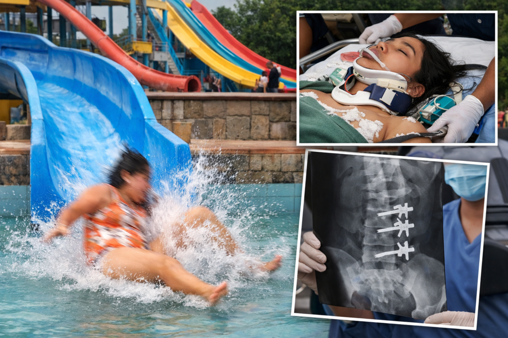 पुण्यातील वॉटरपार्कमध्ये भीषण अपघात; स्लाइडवरून पडल्याने महिलेचे अर्धे शरीर कायमस्वरूपी निकामी.सुरक्षेच्या उपाययोजनांवर प्रश्नचिन्ह; शिरूर पोलिसांकडून वॉटरपार्क प्रशासनावर गुन्हा दाखल